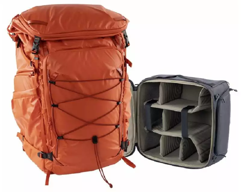 PGYTECH Fotorucksack OnePro Flex + Camera Insert M 40 L, Orange