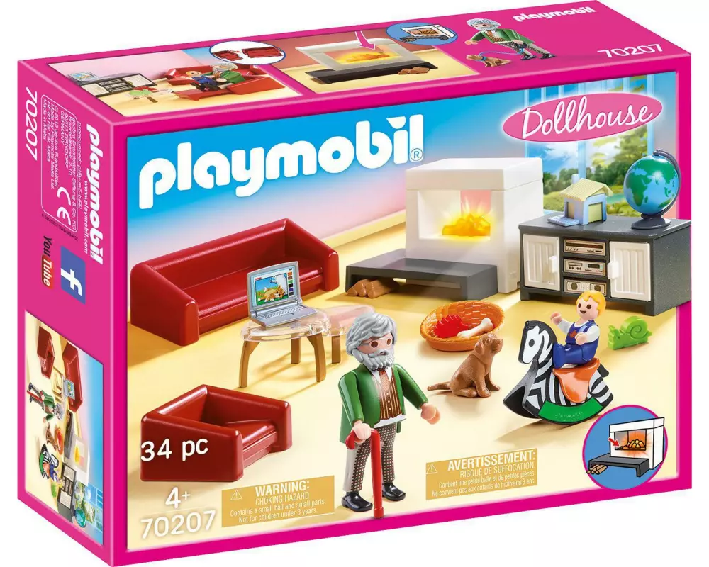 Playmobil Dollhouse Gemütliches Wohnzimmer 70207