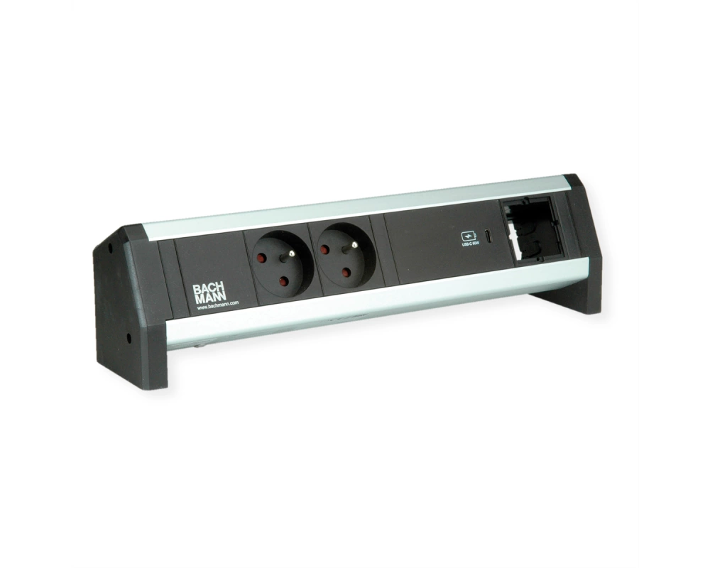 BACHMANN DESK 2xUTE 1xUSB C 60W 1xCM GST18