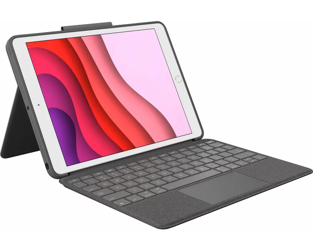 Logitech Combo Touch, for iPad 7th & 8th generation - Graphite - Fra