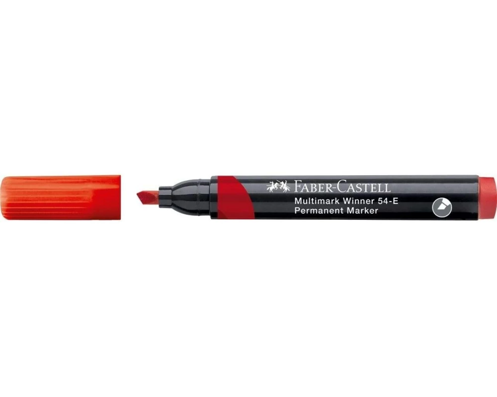Faber-Castell Permanent-Marker Multimark Winner 54-E Rot