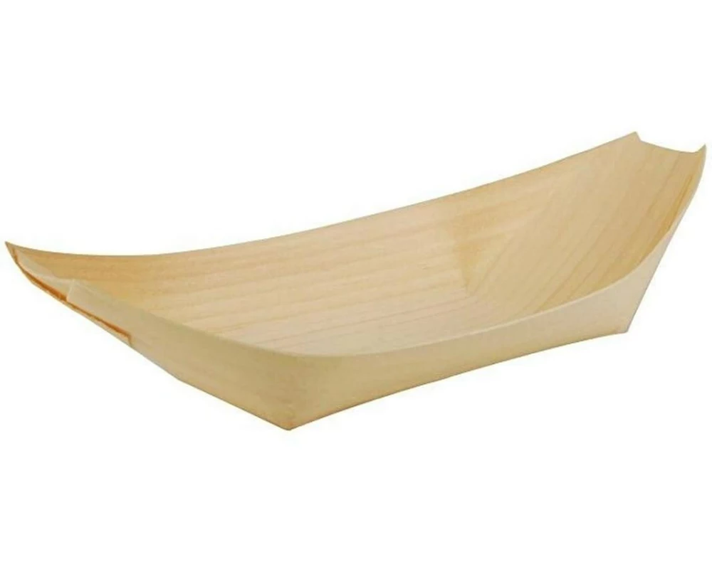 Papstar Fingerfood-Schale Holz PURE 50 Stück