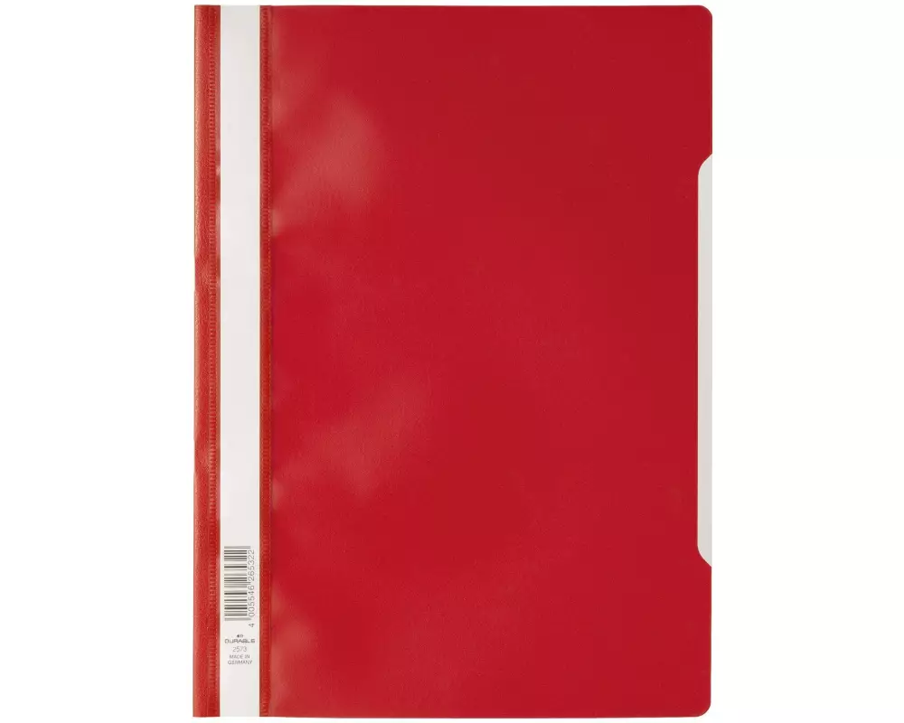 DURABLE Schnellhefter A4 Rot, 50 Stück