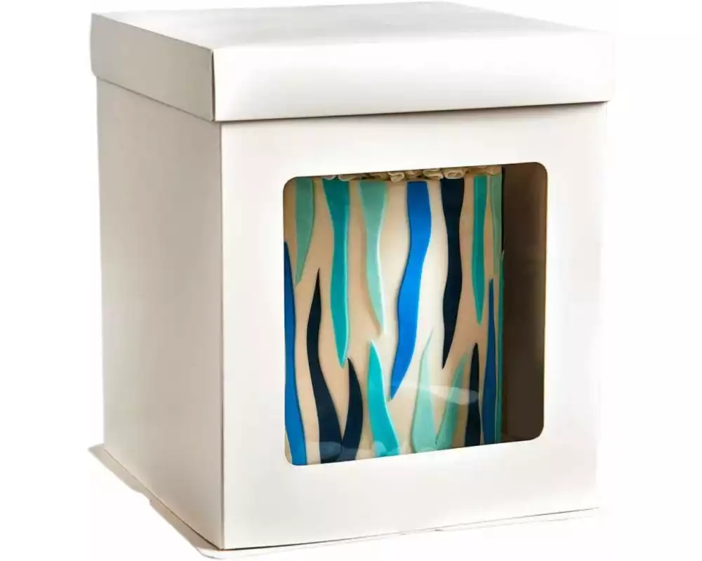 Funcakes Hohe Tortenbox Weiss, 30.4 x 30.4 x 34.5 cm