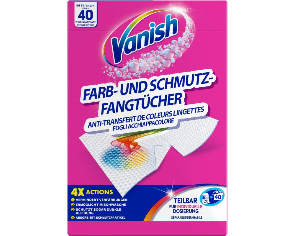 VANISH Farb- & Schmutzfangtücher 8146285 20 Stück