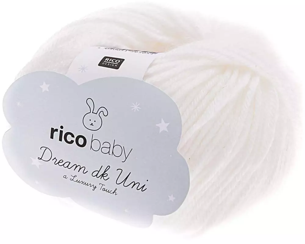 Rico Design Wolle Baby Dream Uni dk 50 g Weiss
