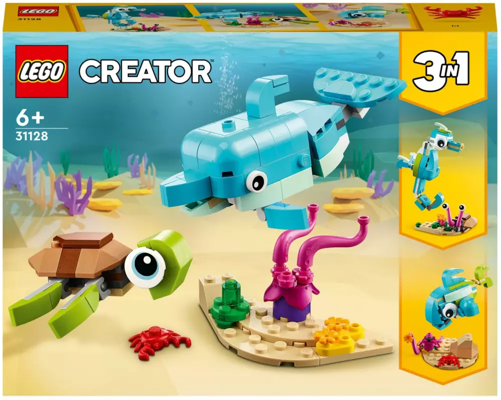 LEGO® Creator Delfin und Schildkröte 31128
