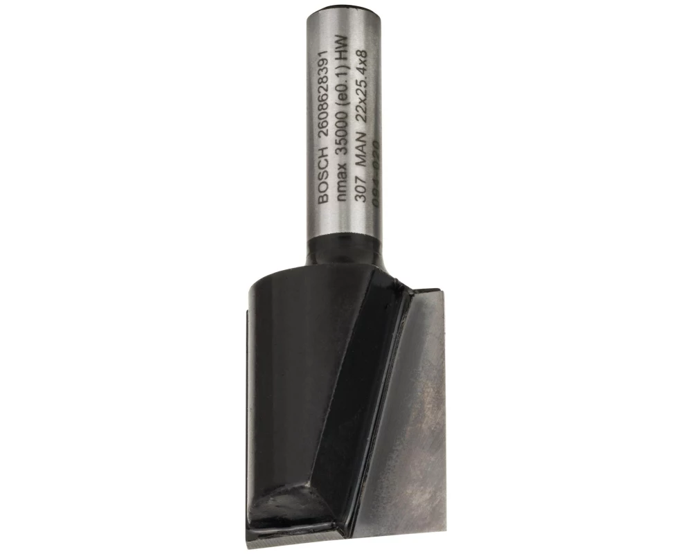 Bosch Professional V-Nutfräser Standard for Wood D1 22 mm, L 25 mm, G 56 mm