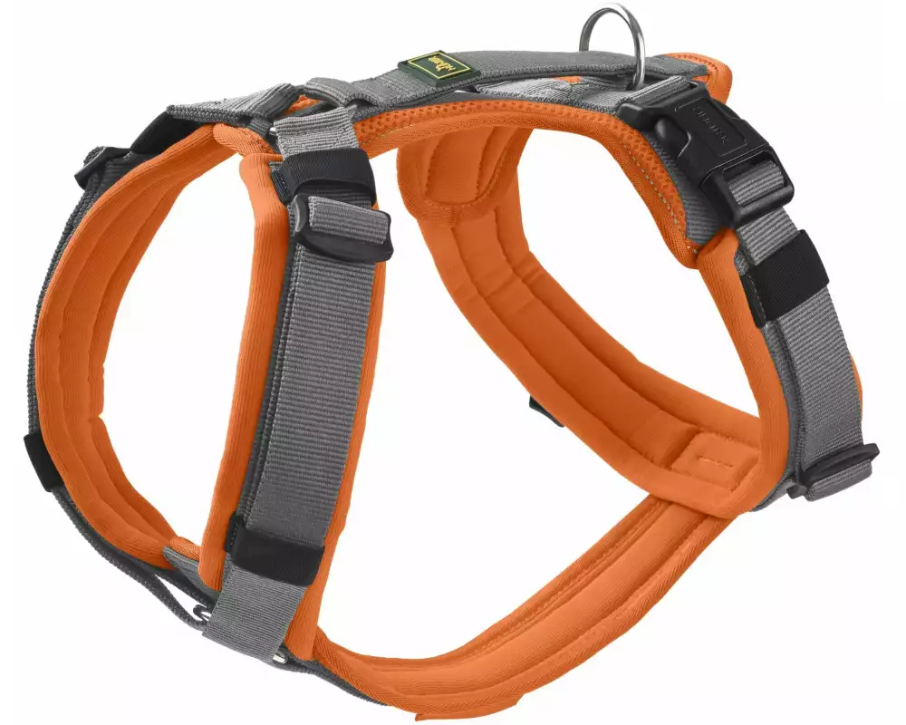 Hunter Geschirr Maldon UP M-L orange/grau
