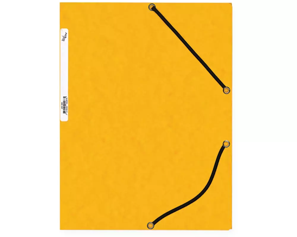 Büroline Gummibandmappe Karton, A4 Gelb