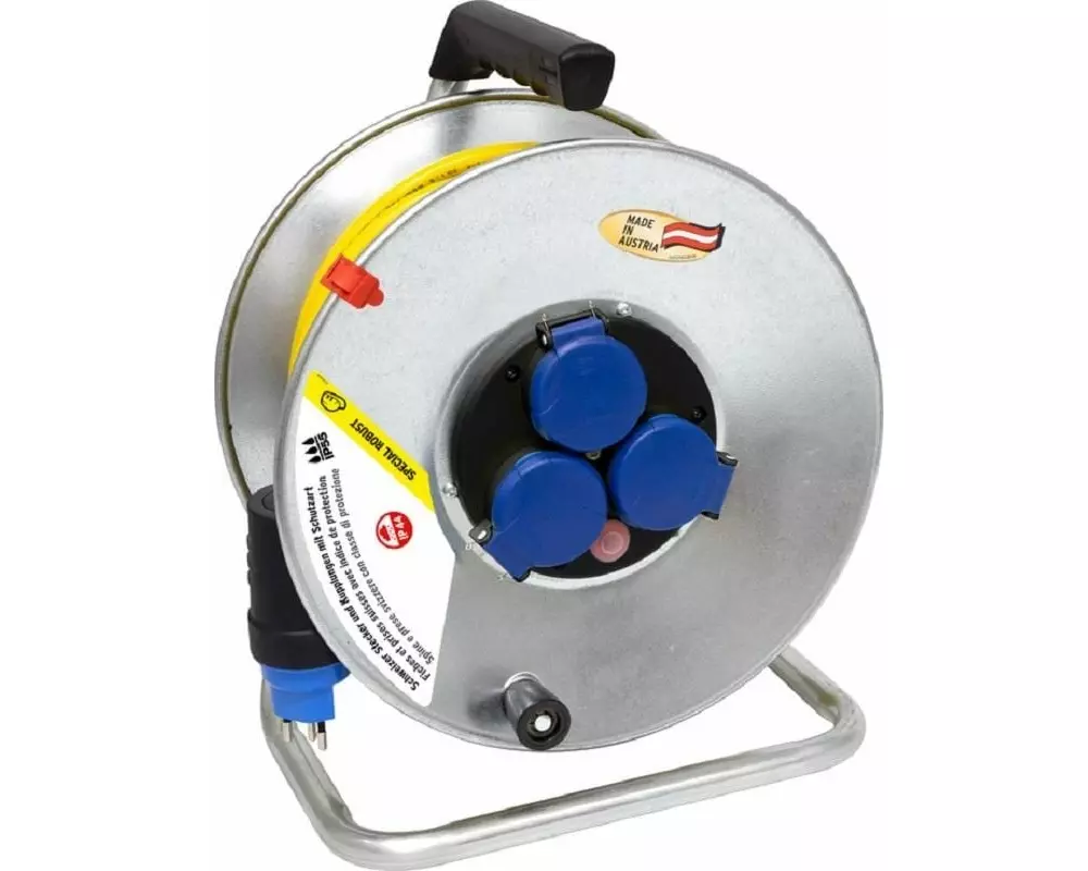 Brennenstuhl Baustellen-Kabelrolle BAT SK 290 50 m 3x T13