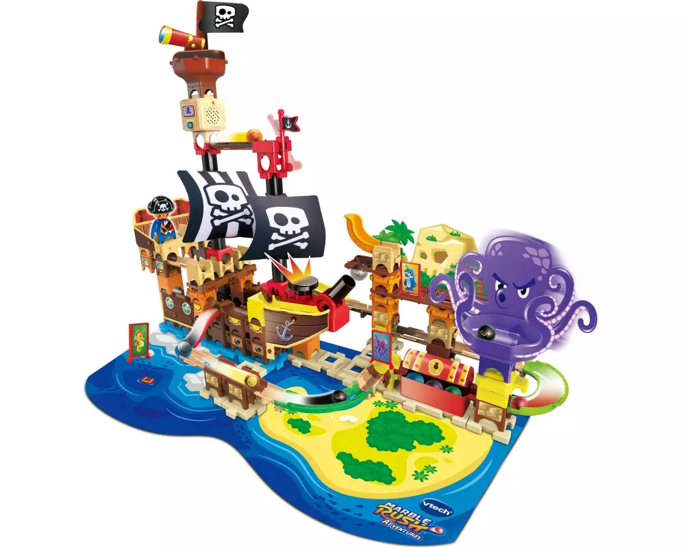 Vtech Marble Rush Adventures Super bateau 168 Teile, FR