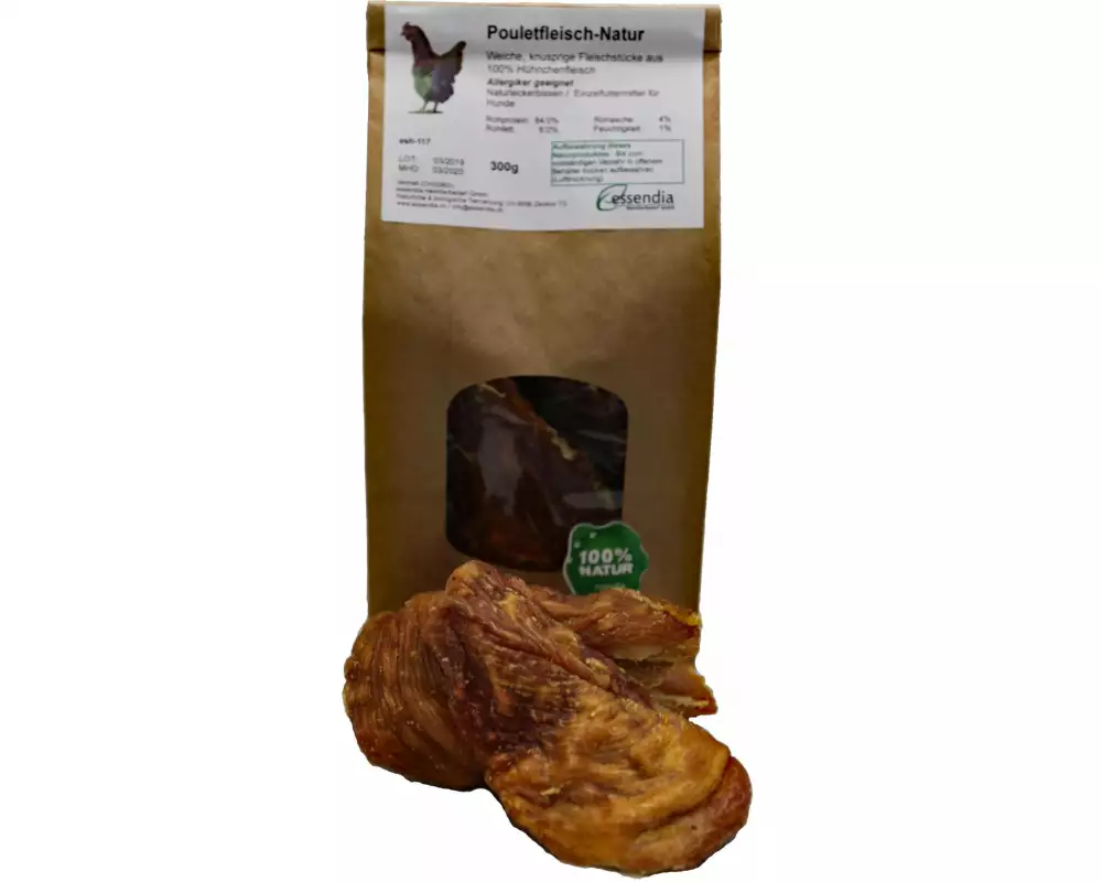 essendia Kausnack Pouletfleisch Natur, 300 g