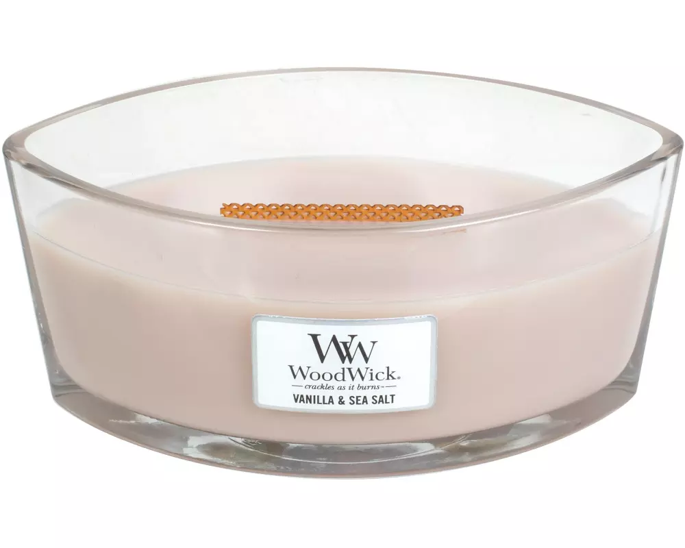 Woodwick Duftkerze Ellipse Vanilla & Sea Salt