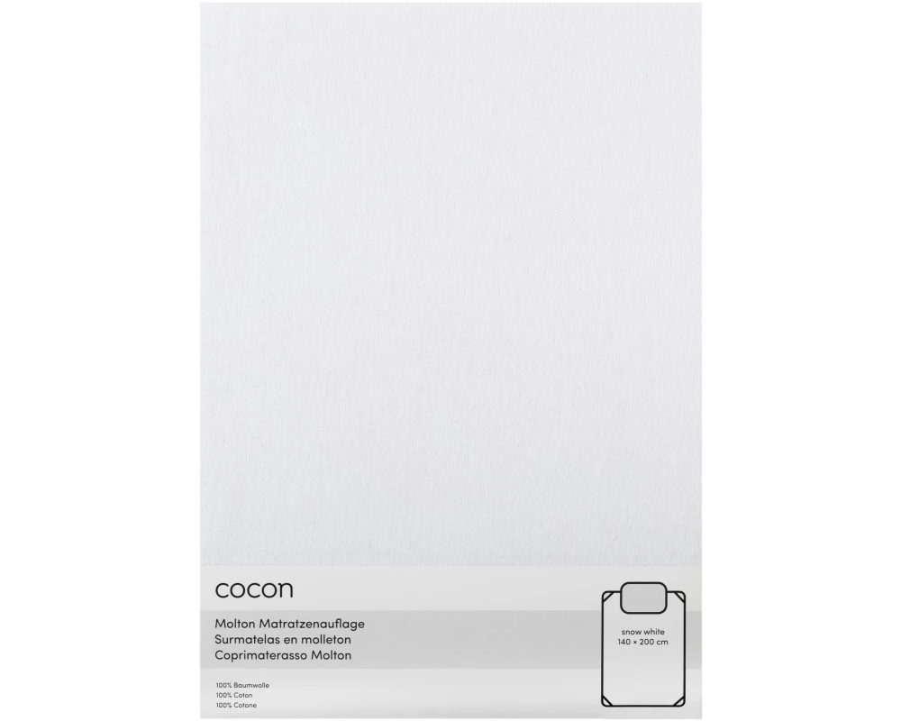 COCON Fixmolton 140 x 200 cm, Weiss