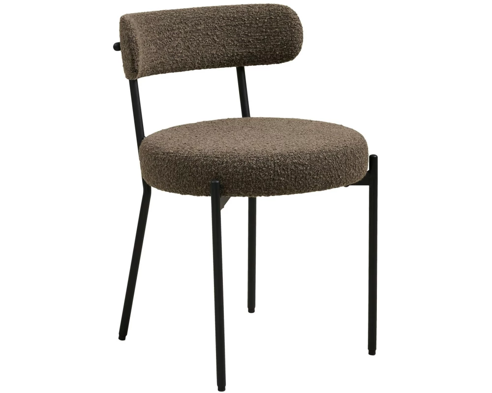 House Nordic Stuhl Badalona Hellbraun, 2er Set