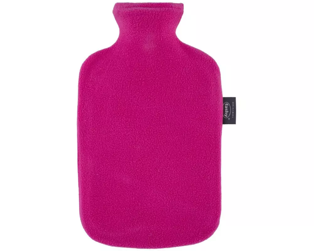 Fashy Bettflasche mit Vliesbezug, Himbeere 2 l