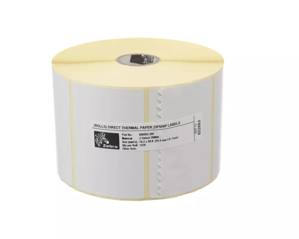 Zebra Technologies Etikettenrolle Thermo Direct 76 x 51 mm