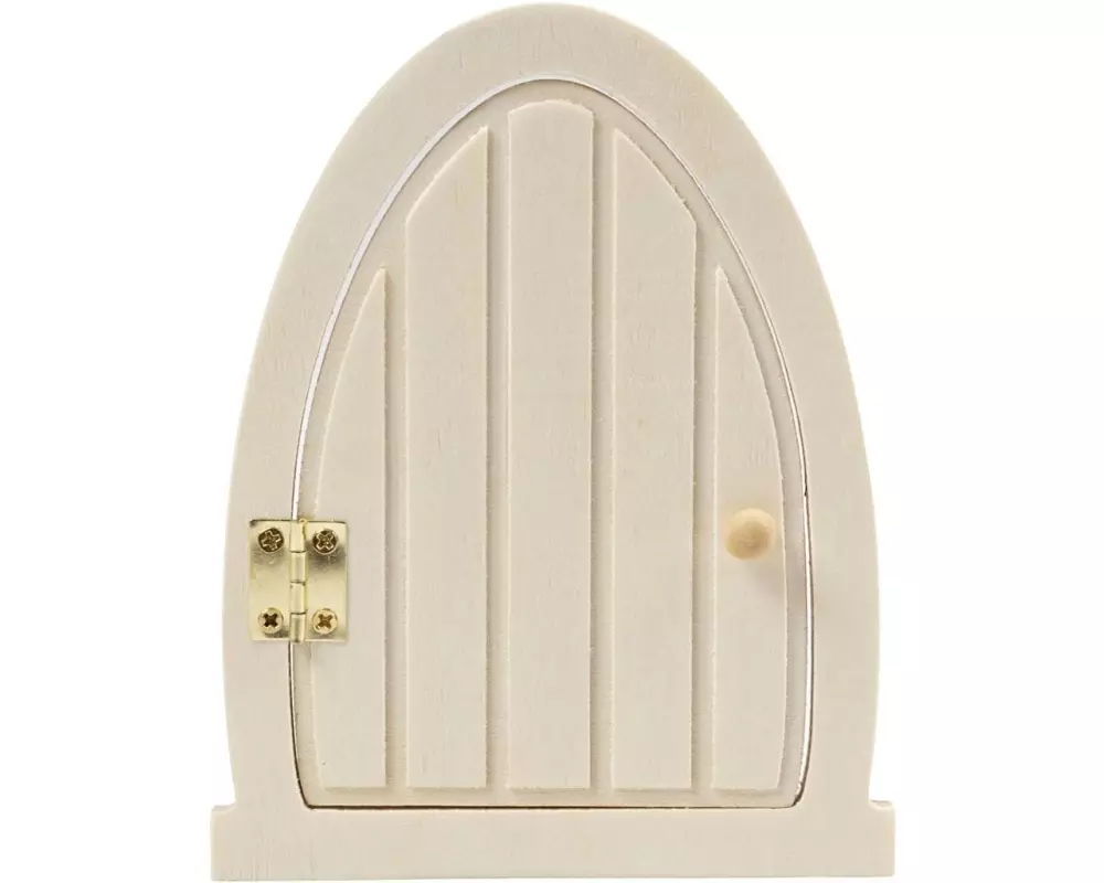 Creativ Company Mini-Utensilien Elfentür / Wichteltür 13 x 10 cm, oval