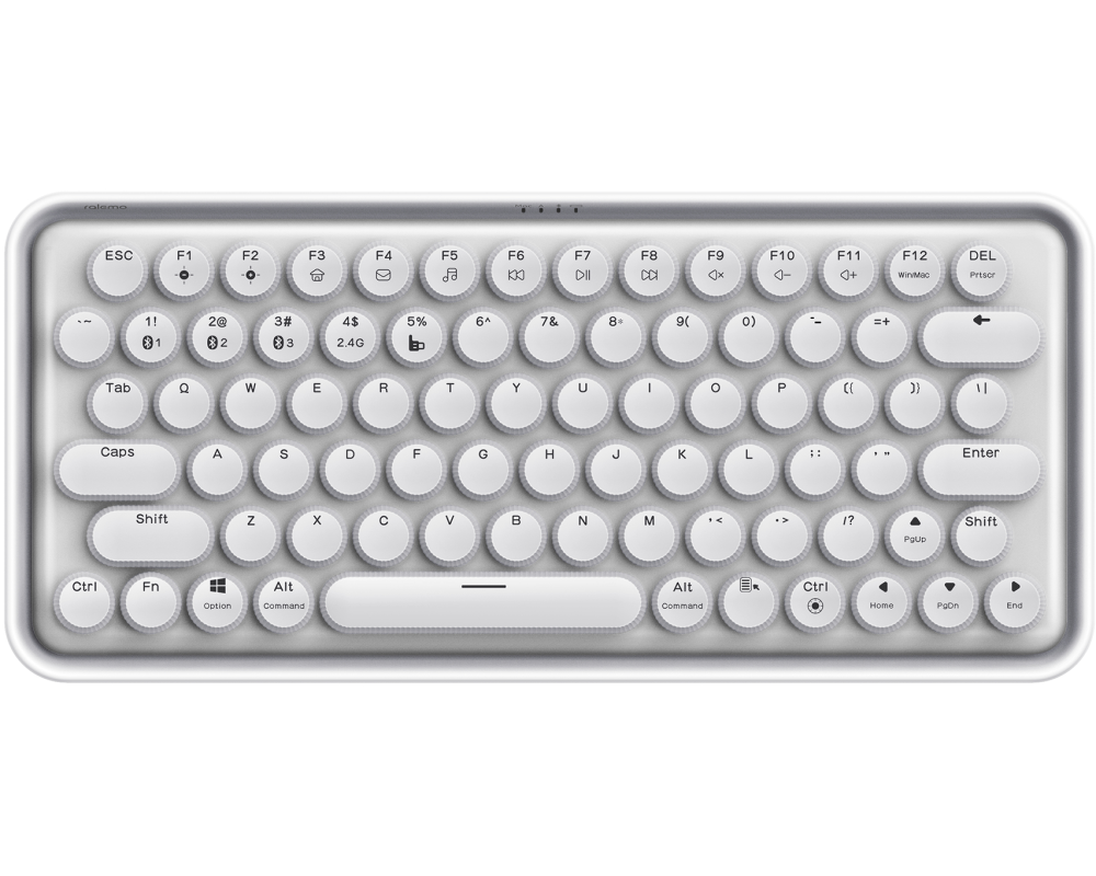 RAPOO Ralemo Pre 5 mech. Keyboard 11567 wireless, White-Silver