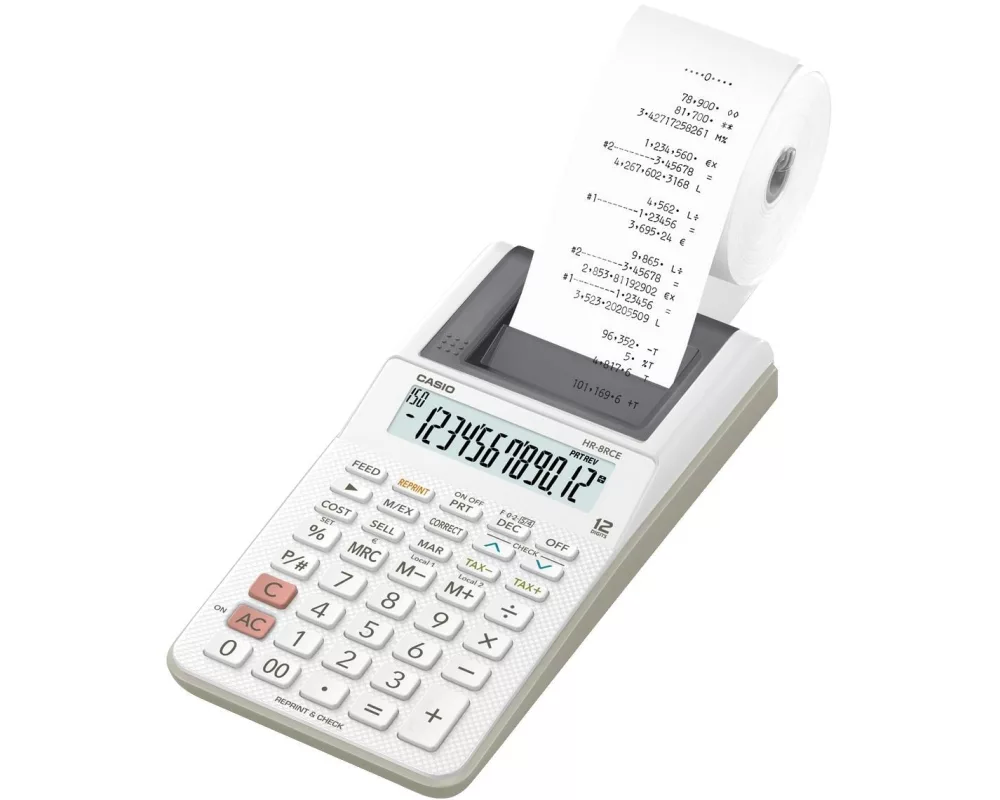 Casio Bürorechner CS-HR-8RCE-WE