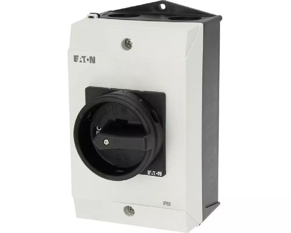 Eaton Hauptschalter 3 Polig, 25 A P1, Schwarz