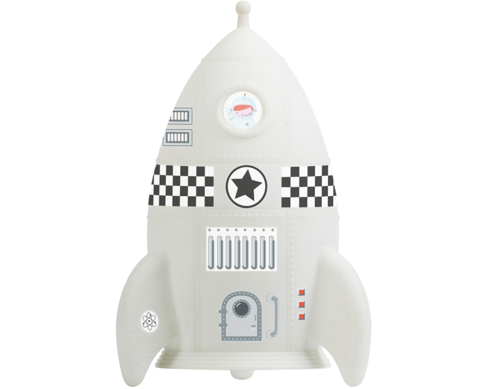 ALLC Nachtlicht mit Sticker NLROWH26 Rocket 13x20x13cm