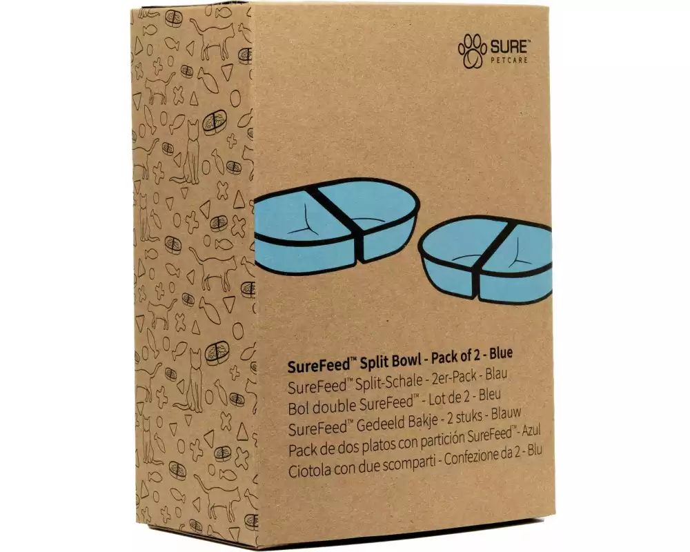 SureFeed Zubehör Doppel-Ersatzschale 2 Stück, Blau