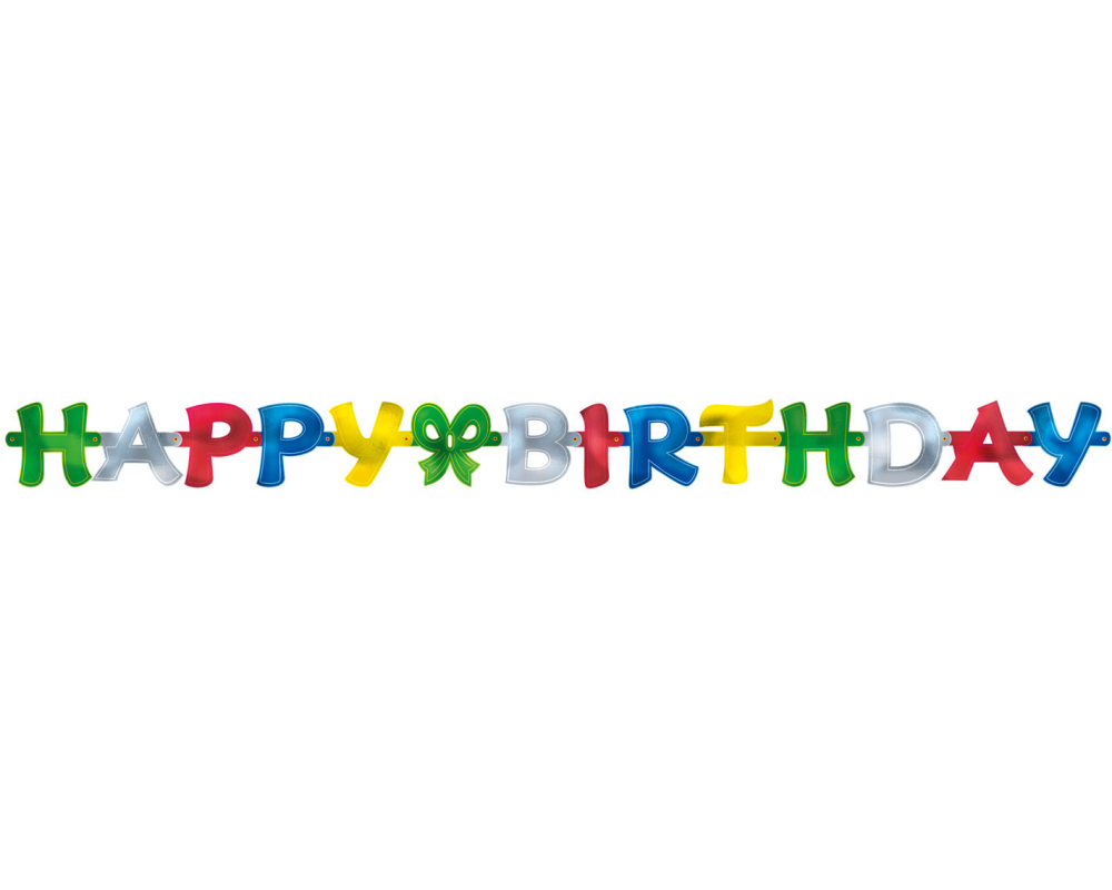 NEUTRAL Party-Kette 1722 Happy Birthday