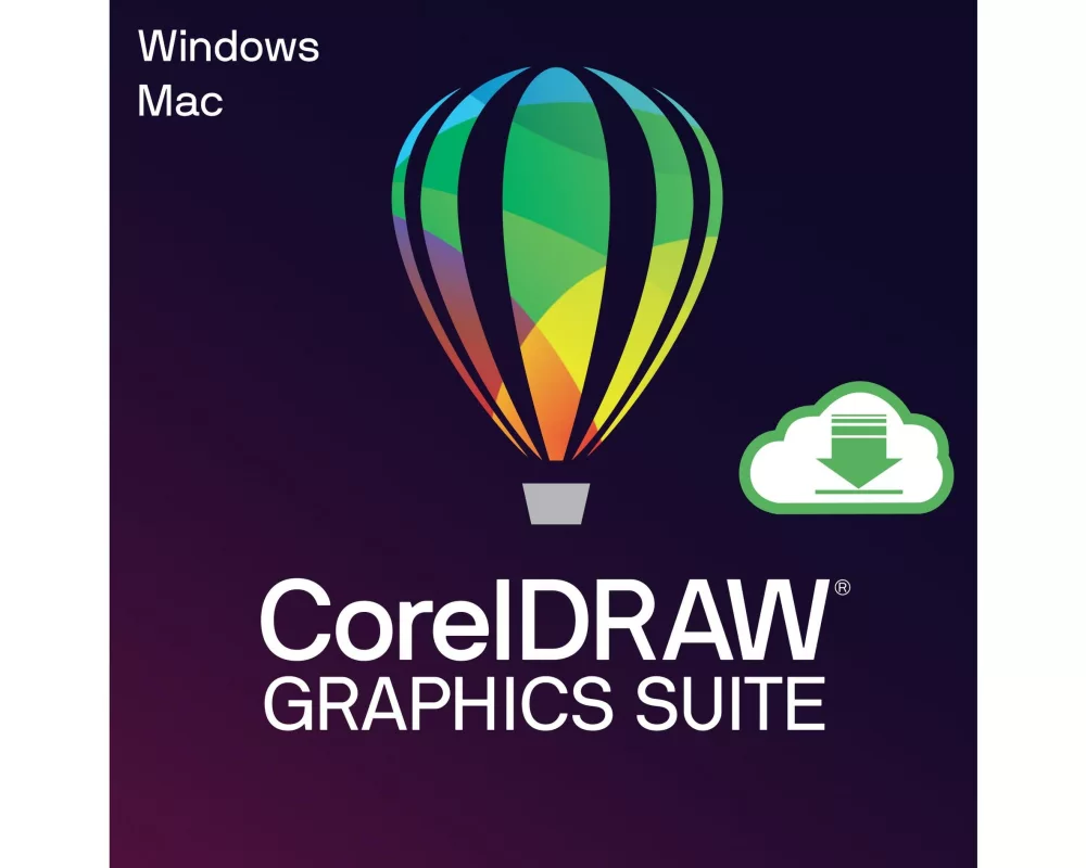 Corel CorelDraw Graphics Suite 2025, ESD, Voll., Win/Mac, ML