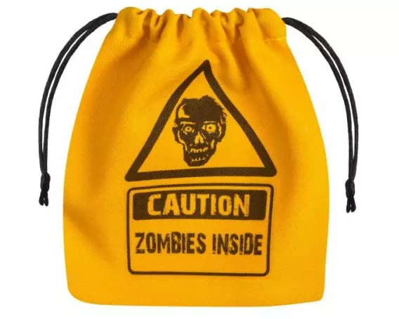 Q Workshop Würfelbeutel Zombie Yellow & black Dice Bag