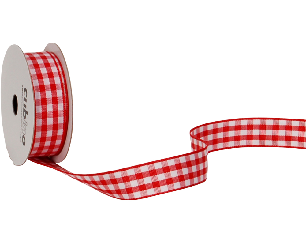 SPYK Band Cubino Vichy 1746.1554 15mmx3m rot-weiss