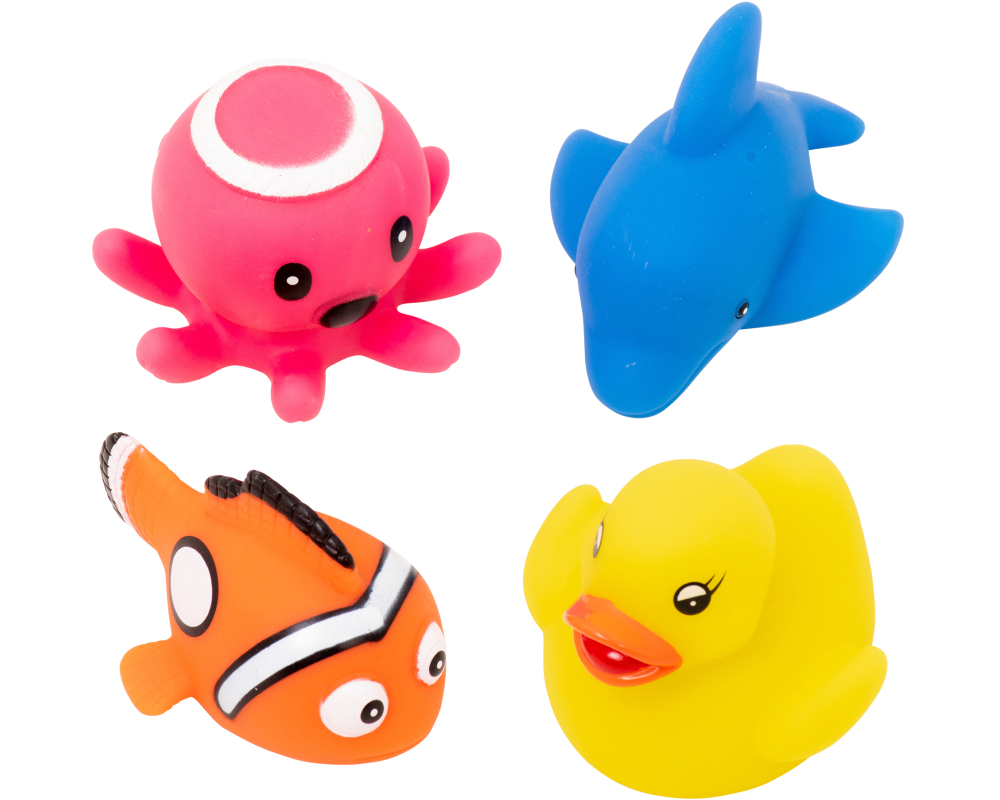 ROOST Badespielzeug CR37 4 assortiert