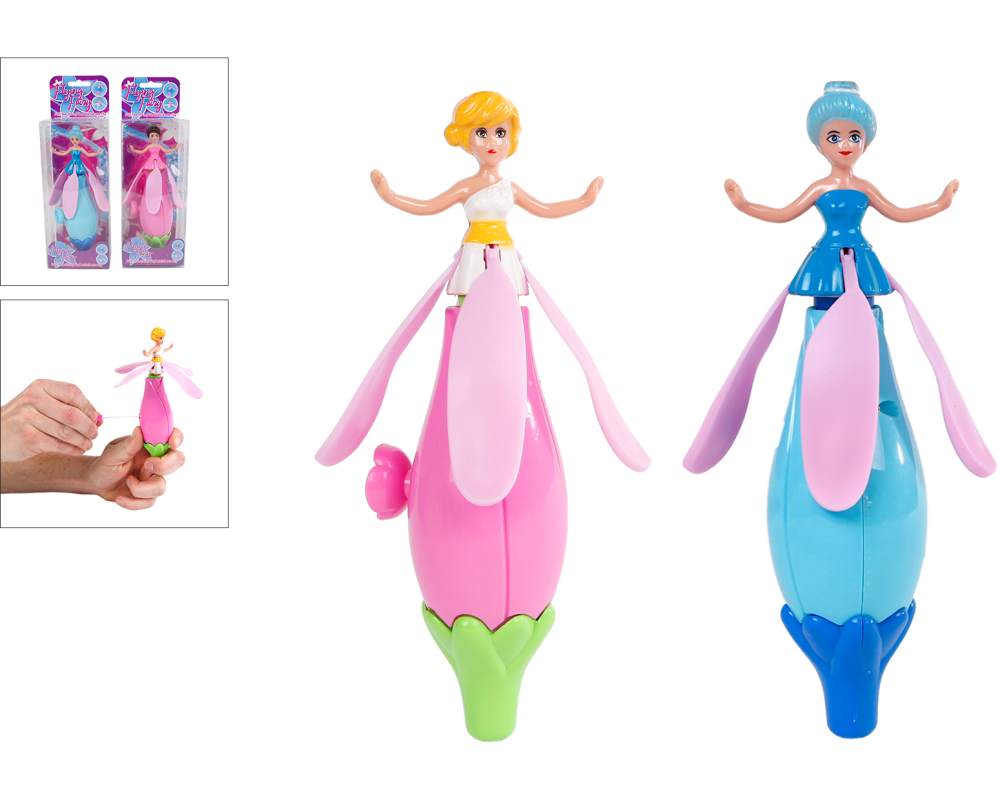 ROOST Fliegende Fee 18cm 621239 mit Zugschnur, assortiert