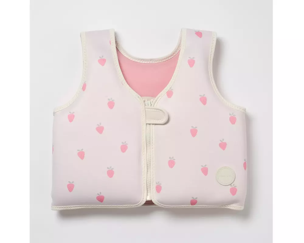 Sunnylife Kids Swim Vest 3-6 Strawberry Sunshine