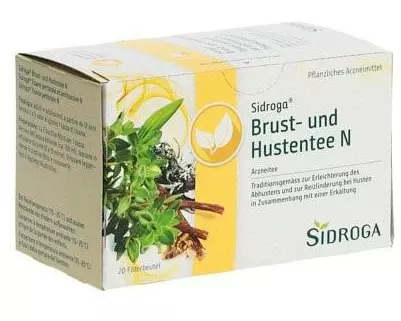 SIDROGA Brust- und Hustentee N 20 Stück