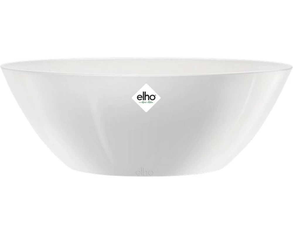 Elho Blumentopf Brussels Diamond oval 3.8 l, Weiss