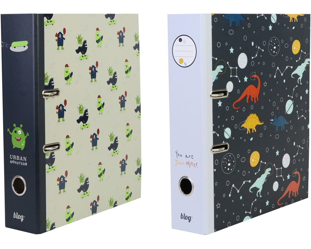 ANCOR Hebelordner 8cm 116359 B'LOG PLAY ME, A4