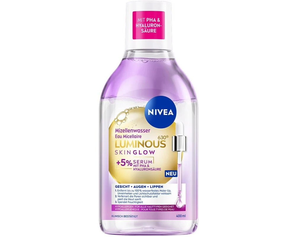 NIVEA Mizellenwasser Luminous Skin Glow 400 ml