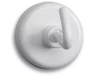 Maul Haftmagnet 5 x Ø 25 mm Haken Weiss