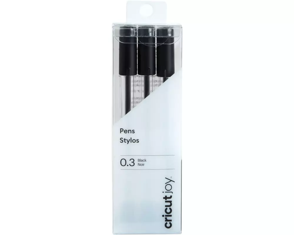 Cricut Stifteset Joy 3 Stück, Schwarz