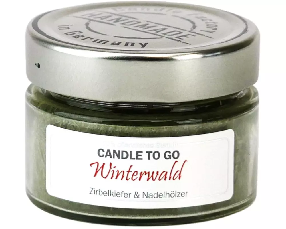 Candle Factory Duftkerze Winterwald Candle to go