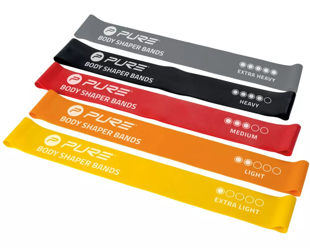 FTM Fitnessband 5er-Set, extra leicht bis extra stark