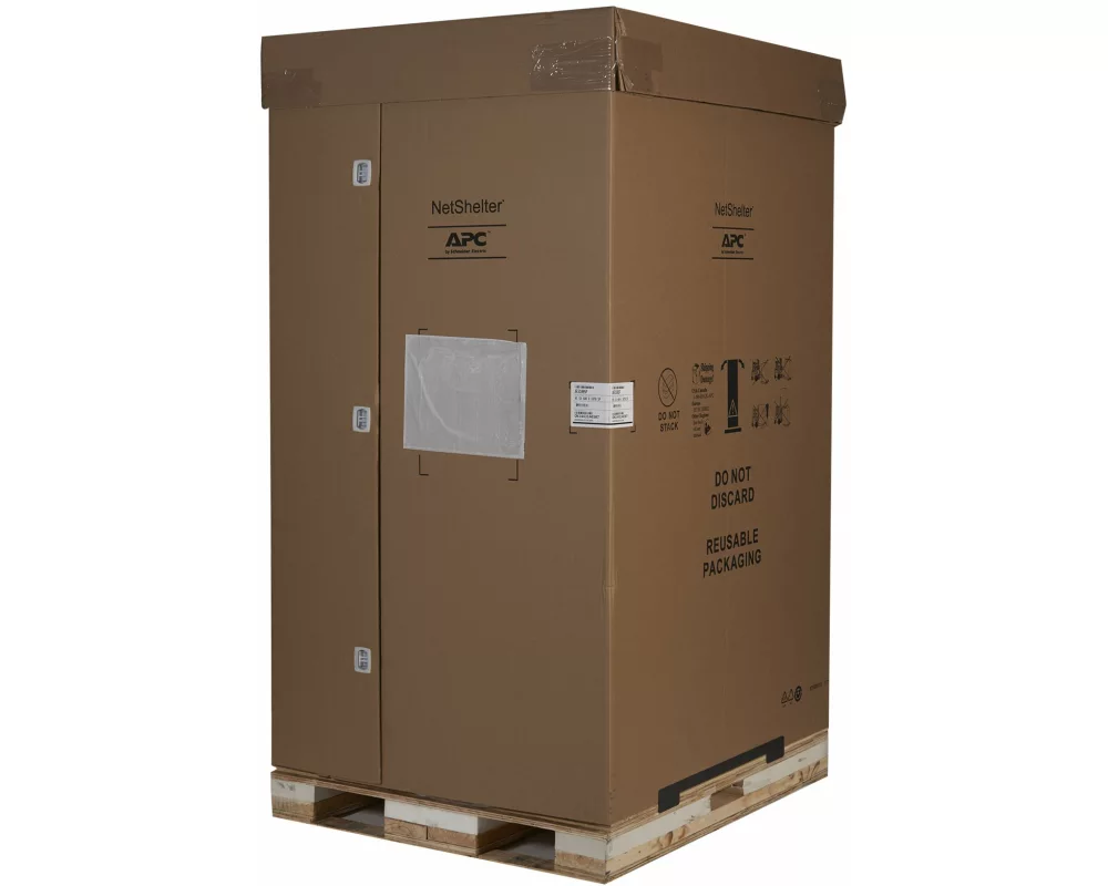 APC NetShelter, SX, 48U, 600mm Wide x 1200mm Deep, Enclosure, with Sides, Black -2000 lbs. Shock Packaging
