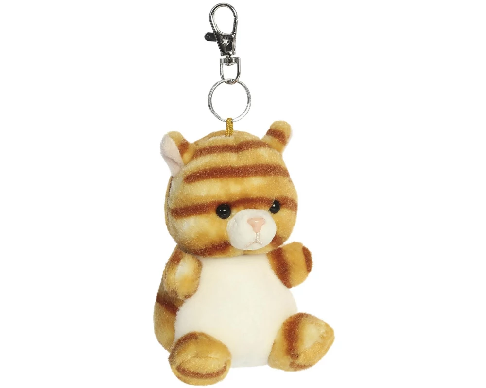 AURORA Schlüsselanhänger Palm Pals Meow Kitty 10 cm, Orange, Weiss