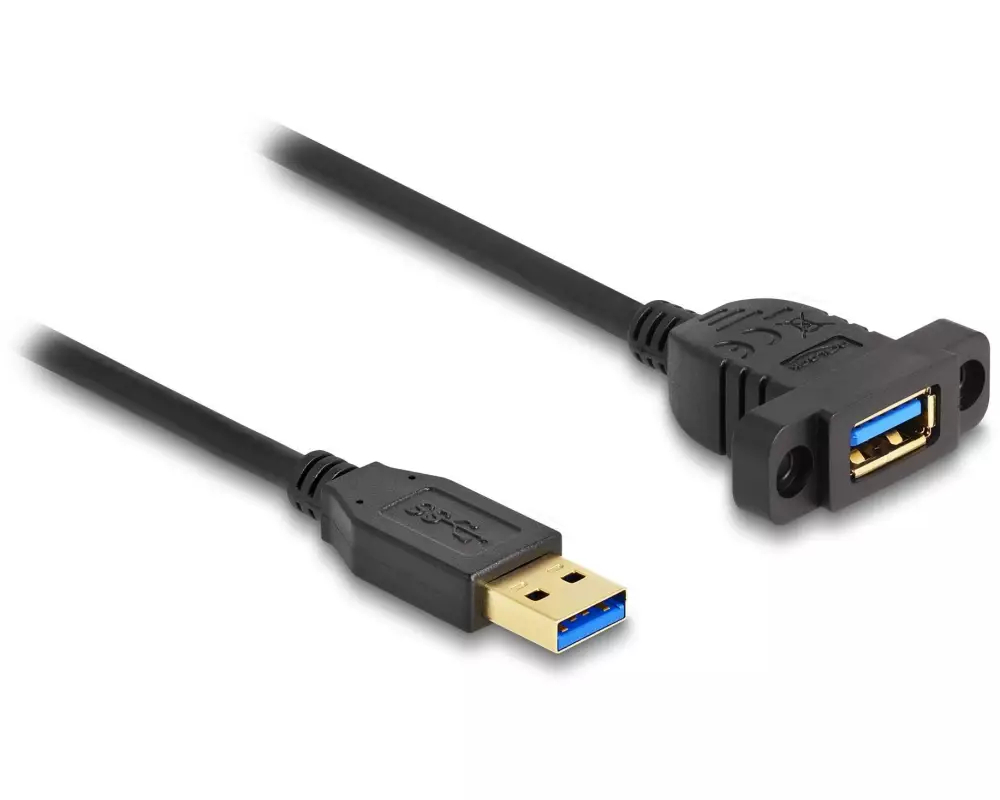Delock USB 3.0-Einbaukabel USB-A - USB-A 1 m
