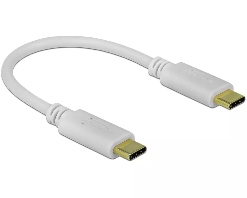 Delock USB-Ladekabel PD 100 W USB-C - USB-C 0.15 m
