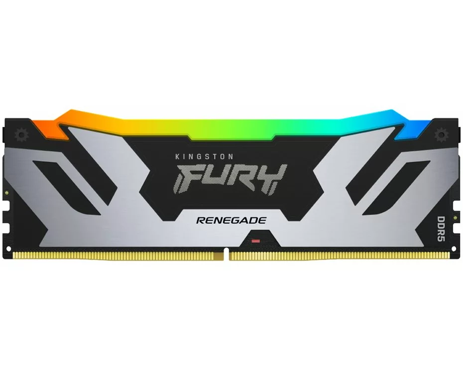 Kingston 96GB, 6000MT/s, DDR5, CL32, DIMM, Kit of 2, FURY Renegade, RGB, XMP