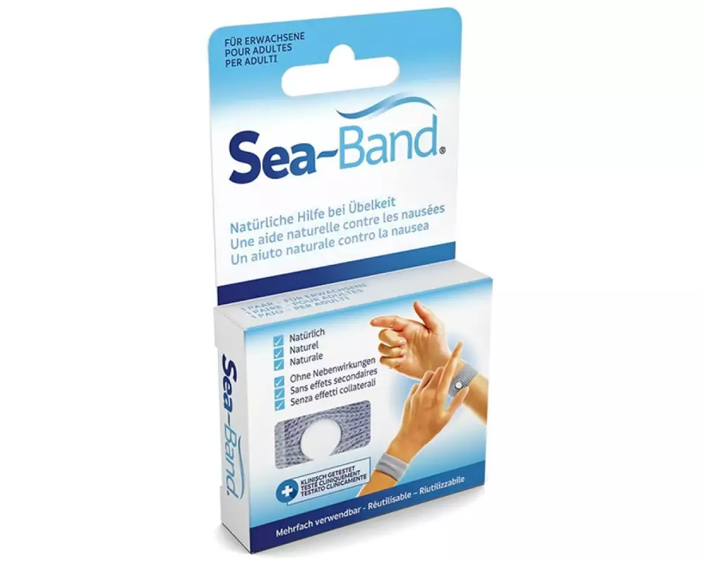 Sea-Band Akupressur-Band grau 2 Stück