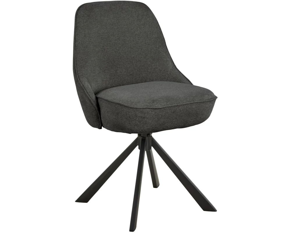 AC Design Stuhl Carlton 2 Stück, Grau